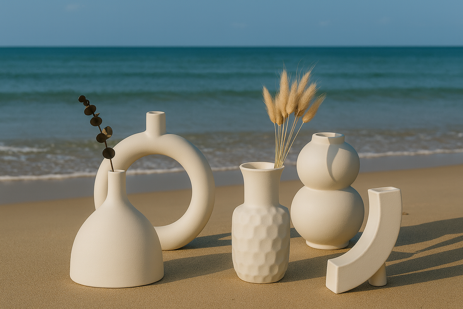 Vase céramique blanc