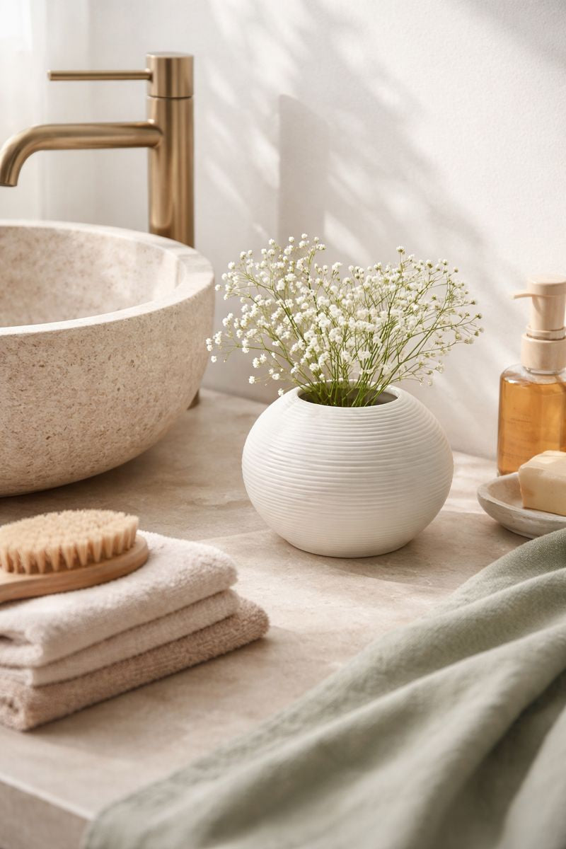 Vase en céramique Eira – Vase décoratif minimaliste nordique